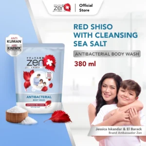 Zen Antibacterial Body Wash Shiso & Seasalt Refill 380ml