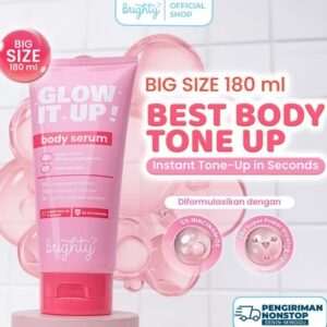 [ NEW LAUNCH 180ml ] Brighty Glow It Up Body Serum Reduces Black Spots Brightens Skin Moisturizes Skin Strengthens Skin Barrier