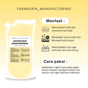 Booster Night Whitening Cream | Face Whitening | Imported Products | Size 1 kg