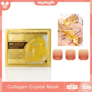 Gold Face Collagen Mask Collagen Crystal Facial Mask Gold Anti-Aging Glowing Mask SR039