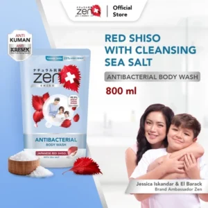 Zen Antibacteria Body Wash Shiso & Seasalt Refill 800ml