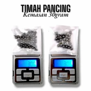 FISHING LEAD / STONE "FISHING ROD" IN TWO SIZES