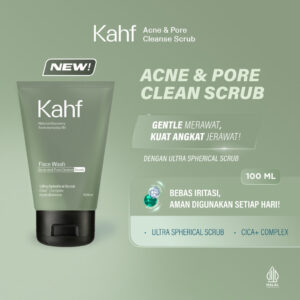 Kahf Acne and Pore Cleanse Scrub Face Wash 100 ml