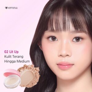 Emina GlowFixer Blur Powder 02 Lit Up 8 gr