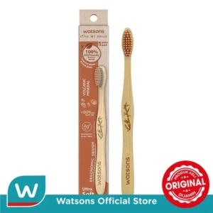 Watsons Volcanic Mineral Bamboo Tooth Brush Ultra Soft 1's