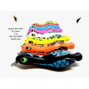 SOFT FROG HAREFA LURE ACTION GEOL UKURAN 7CM BERAT 8,5GRM UMPAN KESTING