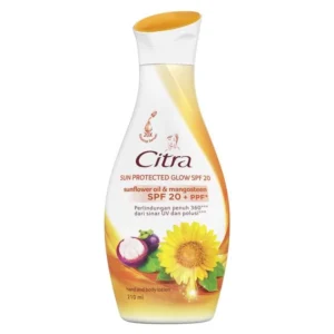 Citra Hand and Body Lotion Sun Protected Glow SPF 20 210ml Twinpack