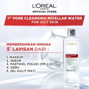 L'Oreal Paris Revitalift Crystal Purifying Micellar Water Skin Care - 95ml/400ml