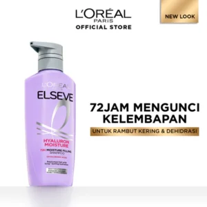 L'Oreal Paris Elseve Hyaluron Moisture Shampoo 400ml (72-Hour Hydration Treatment for Dry Hair with Hyaluronic Acid)