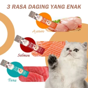 20/50pcs PEIEN Cat Snack Cat Treats 15g/pc Wet Food Cat Pet Snacks Creamy Cat Treats