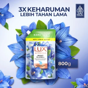 Lux Botanicals Sabun Mandi Cair Pouch Refill Bright Bluebell Body Wash 800g