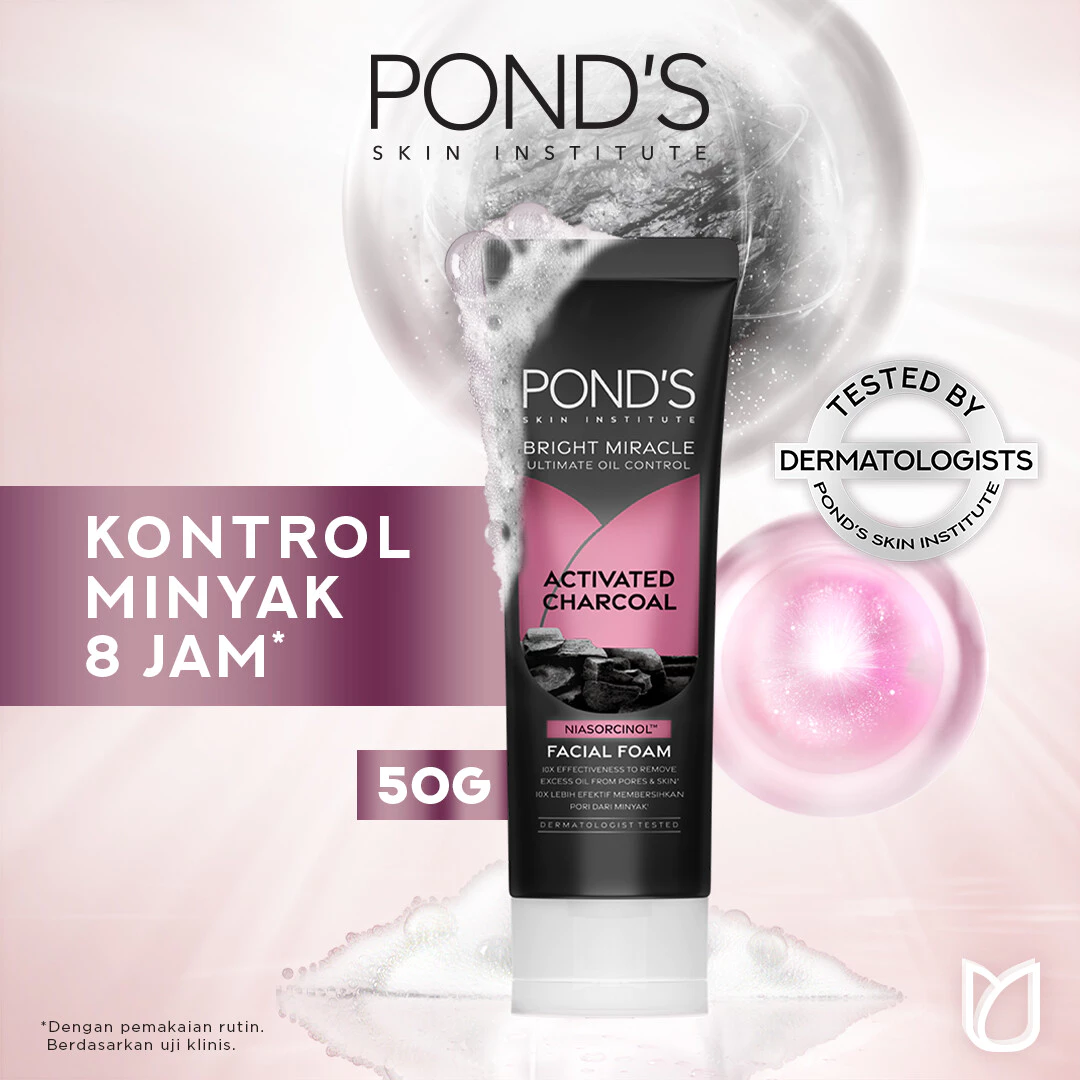 Pond's Bright Miracle Ultimate Oil Control Facial Foam 50G