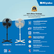 MIYAKO FAN STAND FAN KAS-1606 X PL - Image 2