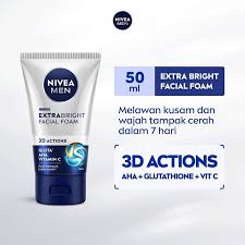 Nivea Men Extra Bright Facial Foam(50ML)