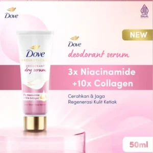 DOVE DEO DRYSRM NIA+COLLAGEN 4X6X50ML