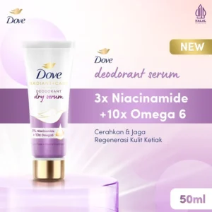 DOVE DEO DRYSRM NIA+OMEGA6 4X6X50ML