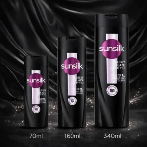 SUNSILK SHP GLOSSYBLACK 48X70ML