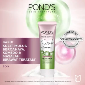 PONDS CLEAR SOL FACIAL SCRUB 4X6X50G