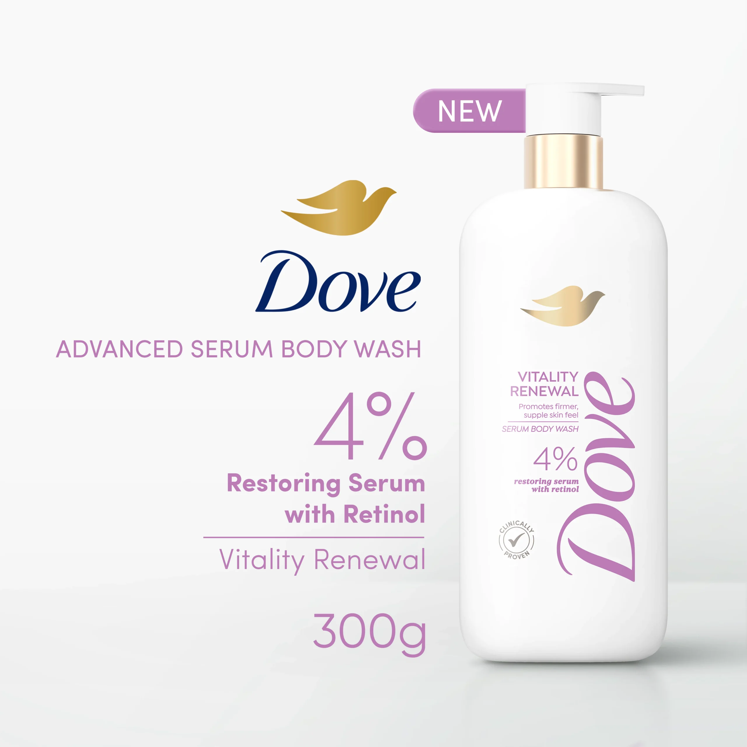 DOVE BODYWASH SKIN RENEWAL IND 12X300ML